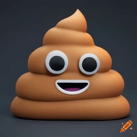 Poo emoji from aardman animations on Craiyon