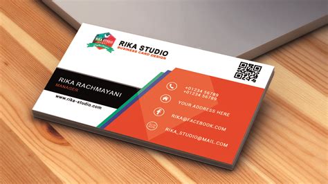 Cara Membuat Kartu Nama Dengan Photoshop Modern Business Cards Design ...