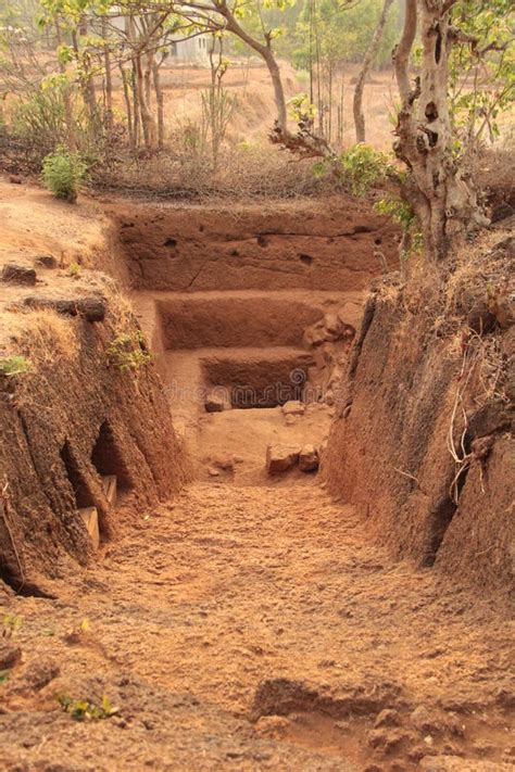 Archaeological Excavation Site Stock Image - Image of geographic ...