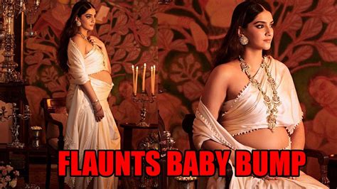 Sonam Kapoor flaunts her baby bump in an ivory outfit, fans love it | IWMBuzz