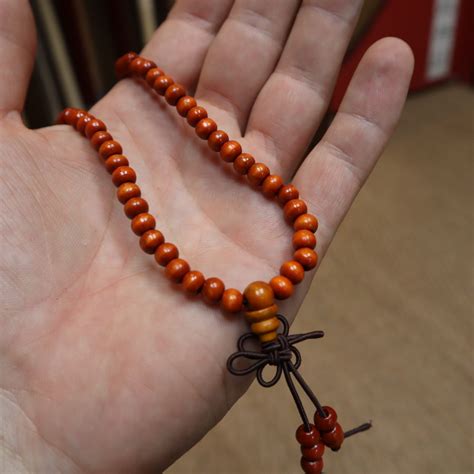 Orange Buddhist Mala Beads - Enso Martial Arts Shop Bristol