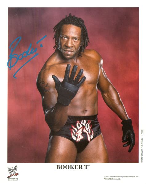 Booker T signed 8x10 Photo – Signed By Superstars