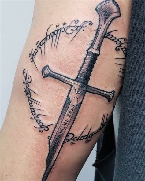 101 Amazing Lord Of The Rings Tattoos You Will Love! | Lord of the ...