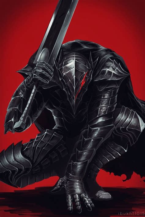 Guts (Berserk),Гатс,Berserk,Anime,Аниме,ibukht1015,artist | Berserk, Dark fantasy art, Anime