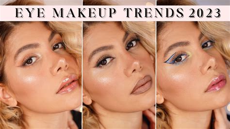 How I Wear The Eye Makeup Trends Of 2023 On My Hooded Eyes - YouTube