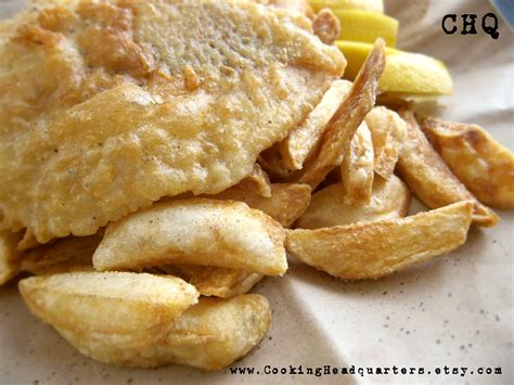 Fish & Chips Recipe Crispy Homemade Fries Restaurant Style Dinner ...