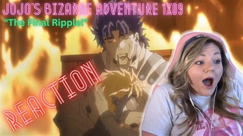 Jojo's Bizarre Adventure Part 1 Episode 9 "The Final Ripple!" - reaction & review - YouTube