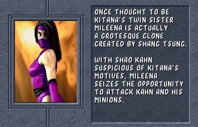 MKWarehouse: Mortal Kombat II: Mileena