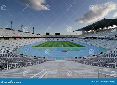 Olympic stadium Montjuic editorial image. Image of catalonia - 24795540