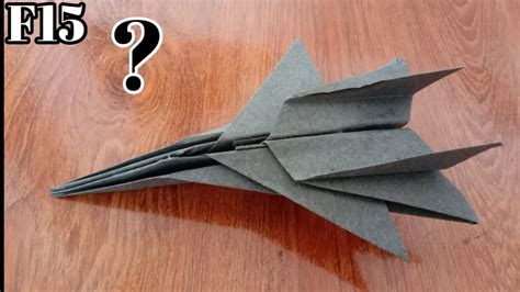 Origami F15 Jet Fighter Plane, How To Make an F15 Paper Airplane ...