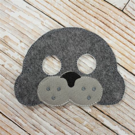 Seal Mask Felt Seal Mask for Birthday Parties Halloween or | Etsy