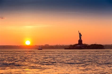 OPEN: 60 Min Sunset Statue of Liberty & Ellis Island Cruise