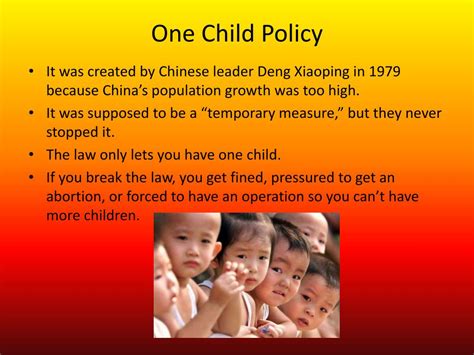 PPT - China’s One Child Policy PowerPoint Presentation, free download - ID:1928745