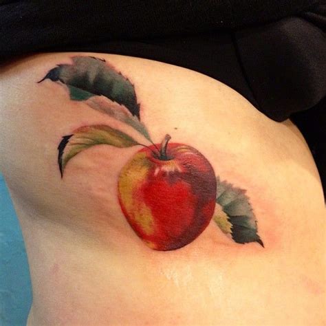 Gala apple. Amanda Wachob. | Apple tattoo, Tattoos, Weird tattoos