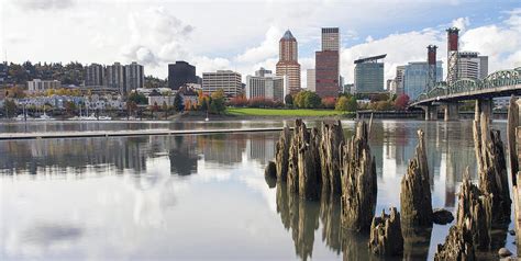 Portland Oregon Waterfront in Autumn Panorama Photograph by Jit Lim ...