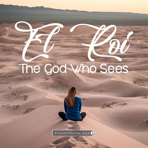 El Roi: The God Who Sees - Hope Mommies