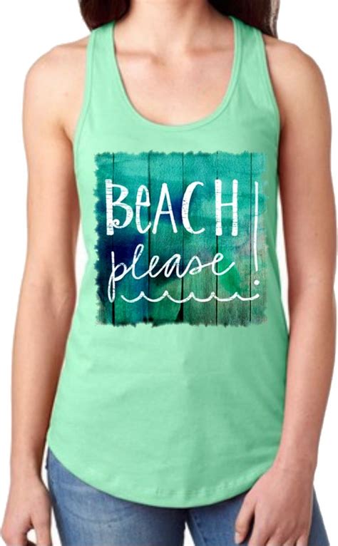 Beach Please Tank Top/Nautical/Beach Womens Tank Top/Vintage