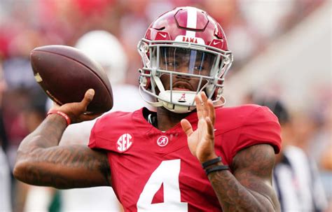 Nick Saban names Jalen Milroe Alabama's starting QB heading into SEC ...