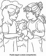 Comparte Con Otros Coloring Page  Sermons4Kids sketch template