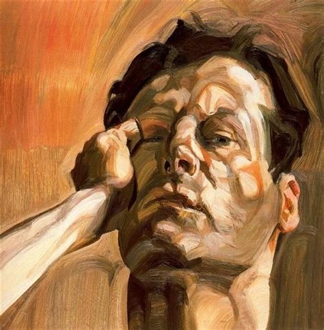 Man's Head, Self Portrait, 1963 - Lucian Freud - WikiArt.org