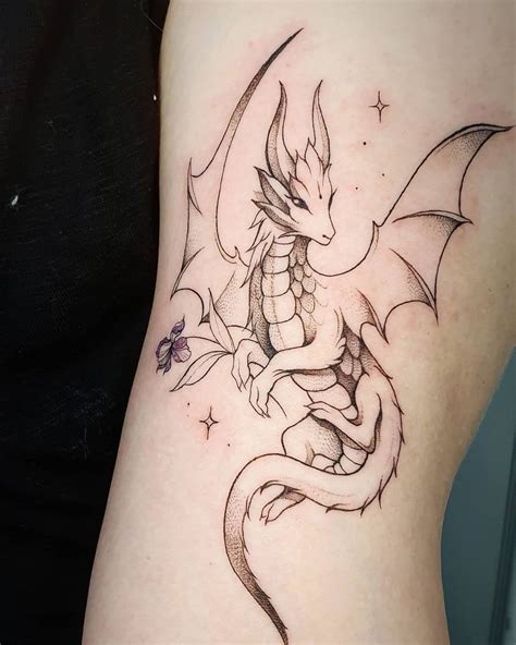 Cartoon dragon tattoo ideas photos