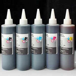 5x250ml refill ink for Epson 502 T502 EcoTank ET-2700 ET-2750 ET-3700 ...