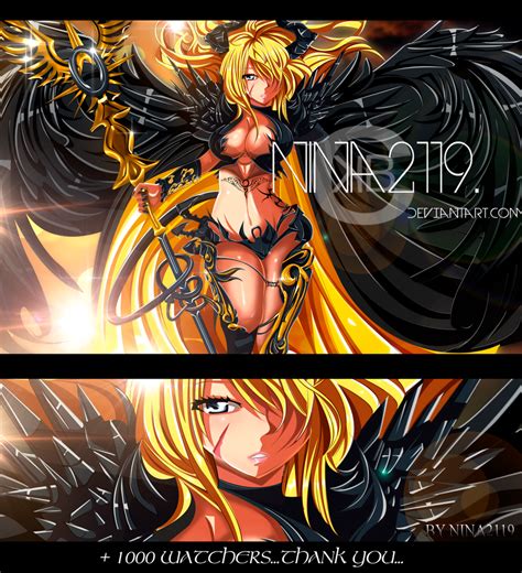 Fairy Tail : Lucy Ankhserum Demon,Black Angel by nina2119 on DeviantArt