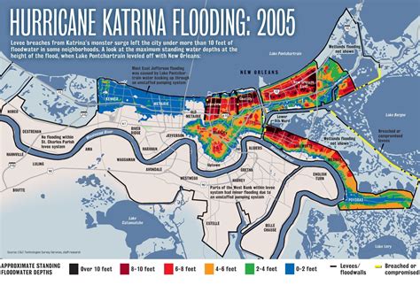 Map Of Area Affected By Hurricane Katrina