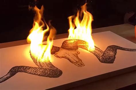 Wyoming Artist Creates Amazing Art with Gunpowder [VIDEOS]