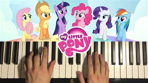 HOW TO PLAY - My Little Pony - Theme Song (Piano Tutorial Lesson) - YouTube