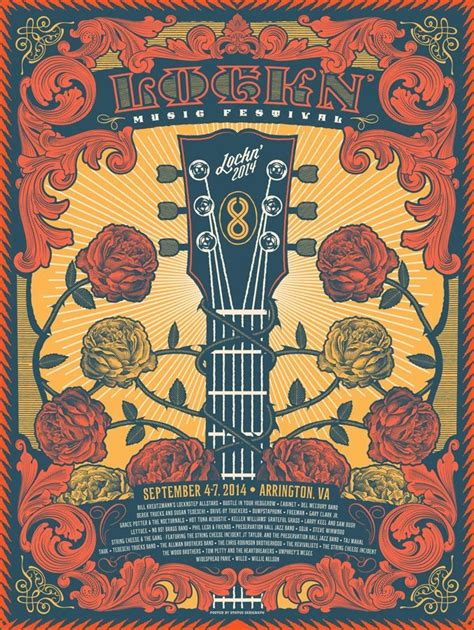 Lockn Music Festival Posters by Status Serigraph | Music festival poster, Music festival logos ...