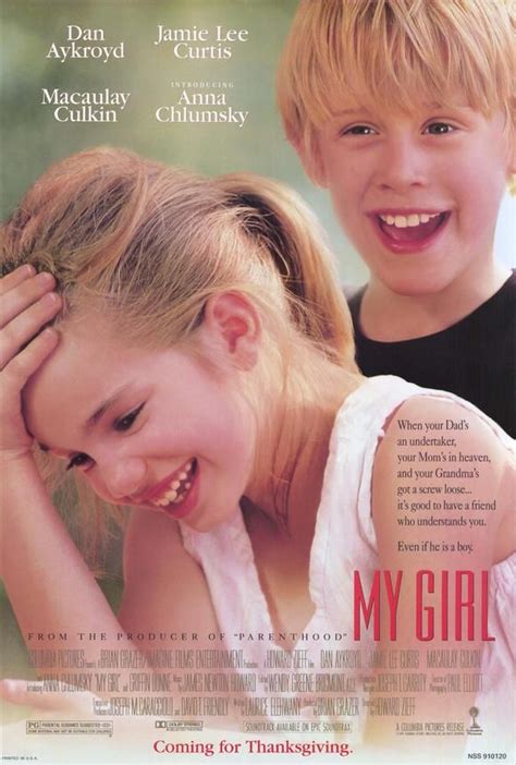 My Girl | Peliculas cine, Películas de los 90s y Cine