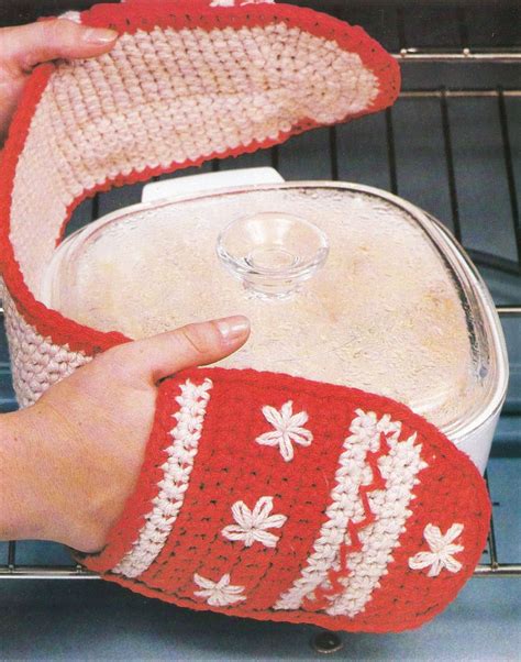 Oven Mitts Vintage Crochet Pattern - Etsy