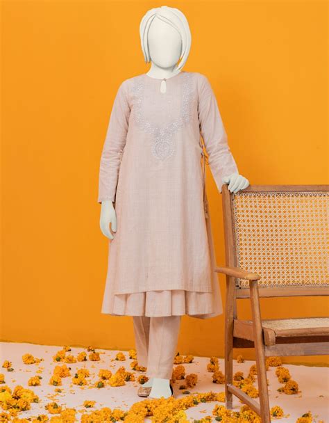 BEIGE TEXTURED KURTI | JYGK-S-YGKL-141-24