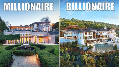 Millionaire Vs Billionaire Mansions - YouTube