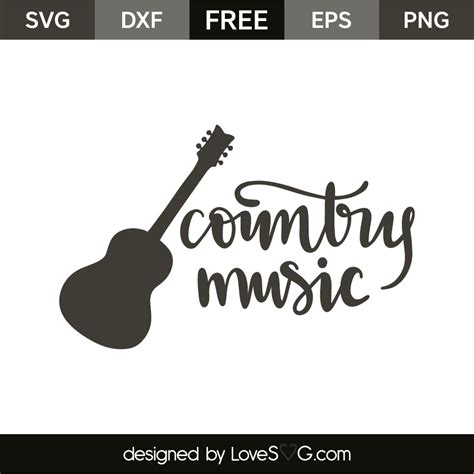 Country Music - Lovesvg.com