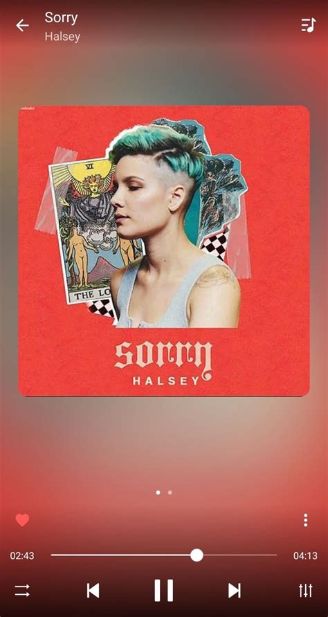 Sorry - Halsey in 2020 | Halsey, Songs, Listening to music