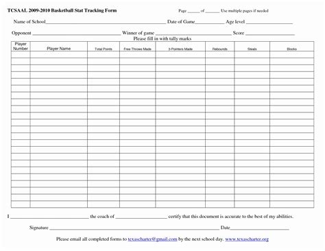 Football Statistics Excel Spreadsheet Printable Spreadshee high school football statistics excel ...