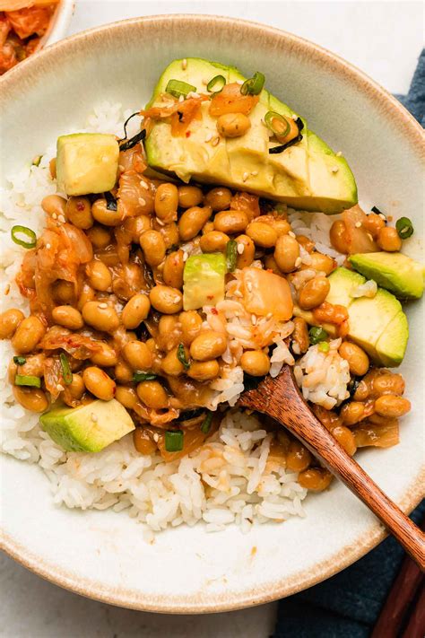 Natto Donburi (Rice Bowls) - Okonomi Kitchen