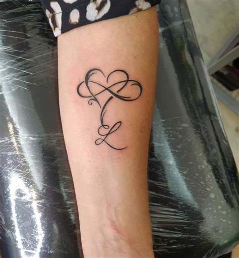Heart Infinity Symbol Tattoo