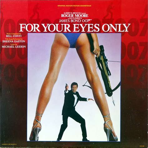 For your eyes only - pour vos yeux seulement - james bond by Bill Conti - Sheena Easton, LP with ...