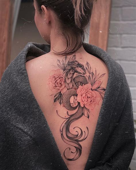 Details 78+ red dragon back tattoo female super hot - in.cdgdbentre