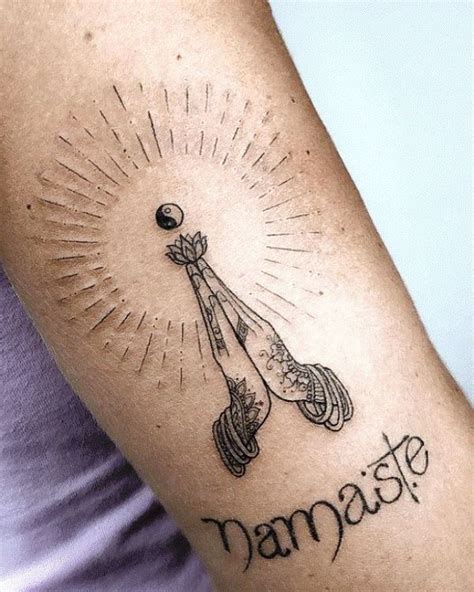 30+ Amazing Namaste Tattoos with Meanings, Ideas, and Celebrities ...