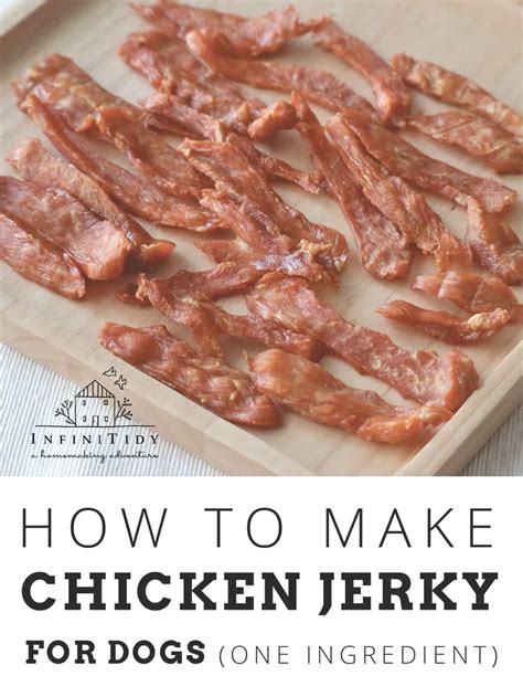 INFINITIDY - How to Make Chicken Jerky for Dogs (1 Ingredient) Easy Dog ...