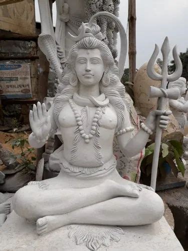 White Concrete Shiv Shankar Statue at Rs 20000 in Midnapore | ID: 20717889291