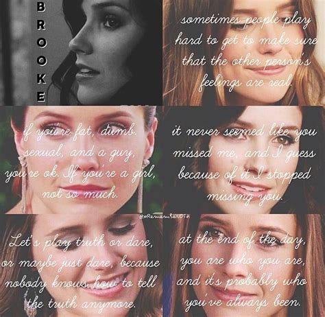 Brooke Davis quotes | One tree hill quotes, One tree hill, Brooke davis quotes