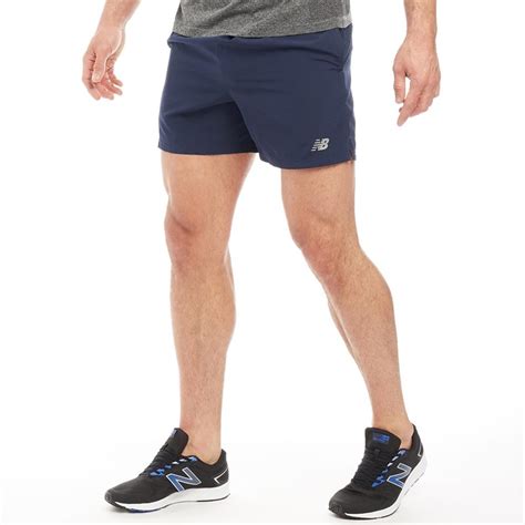 Buy New Balance Mens 5 Running Shorts Pigment Navy