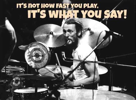 One of my favorite quotes from Cream drummer Ginger Baker. : r/drums