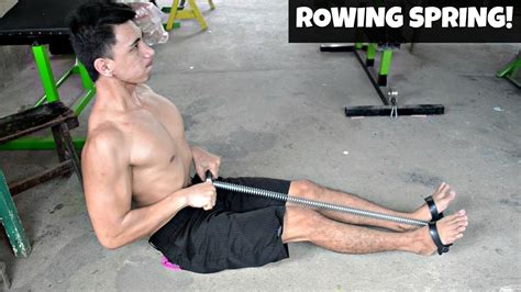 How to Make Rowing Spring - Homemade Rowing Equipment - YouTube