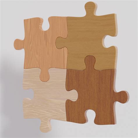 ArtStation - Wooden Jigsaw Puzzle | Resources